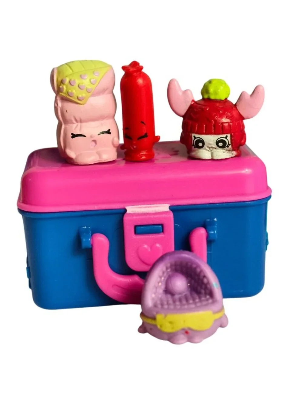 Shopkins Playset Bundle Lot Hot Dog Stand Eiffel Tower Scooter Real Littles